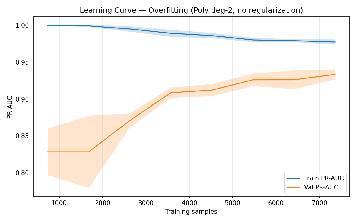 Learning Curve Overfit